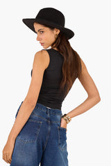 Square Neck Cropped Top