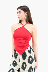 Backless Halter Neck Top