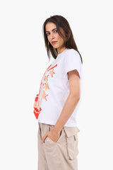 Pasta-Themed Printed T-Shirt