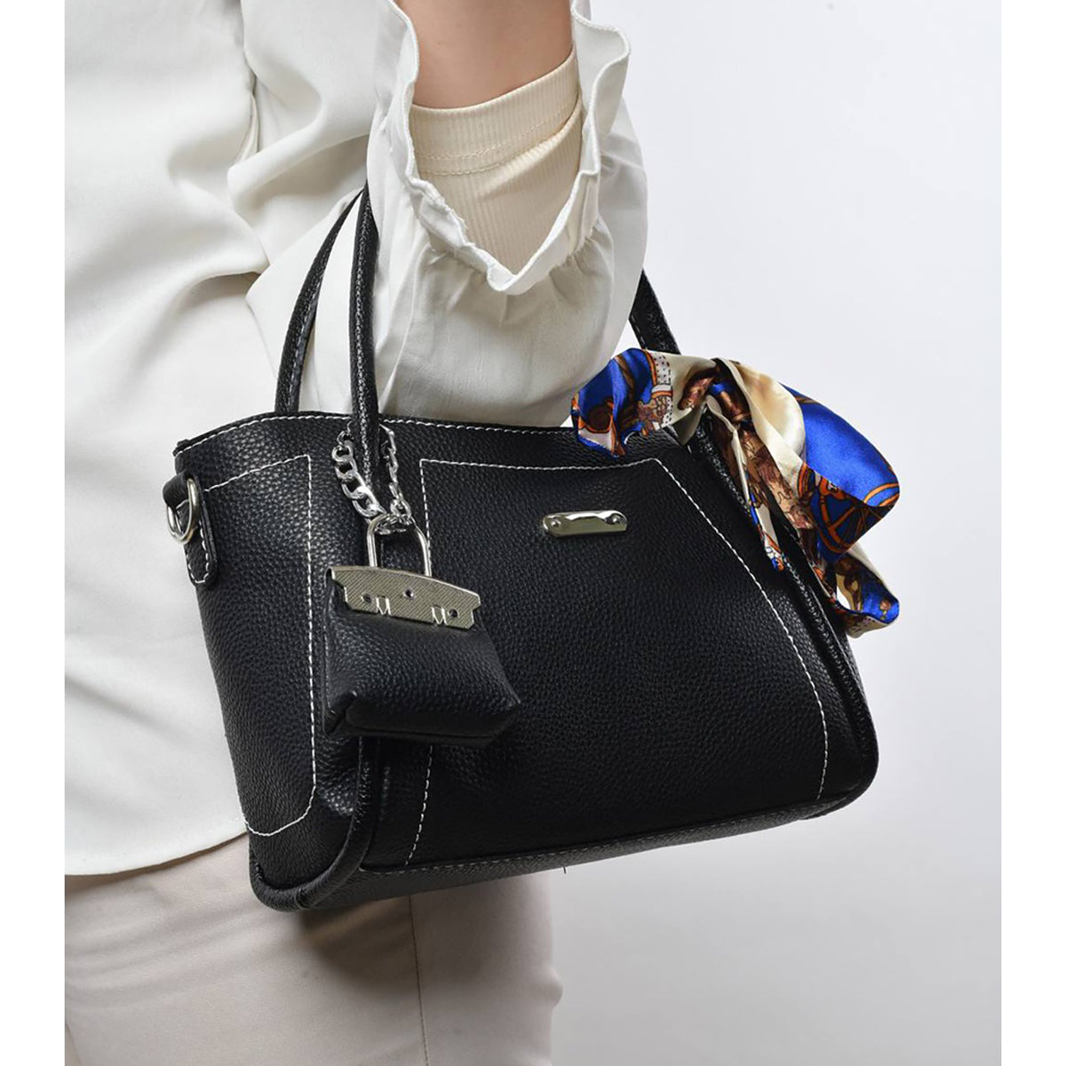 Booria - Handbag with a cross handle for women