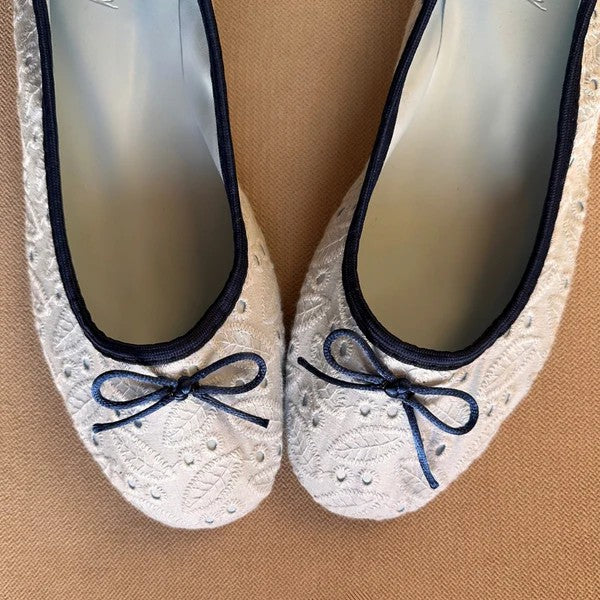 Katee - BAILA LACE ICE BLUE FLATS