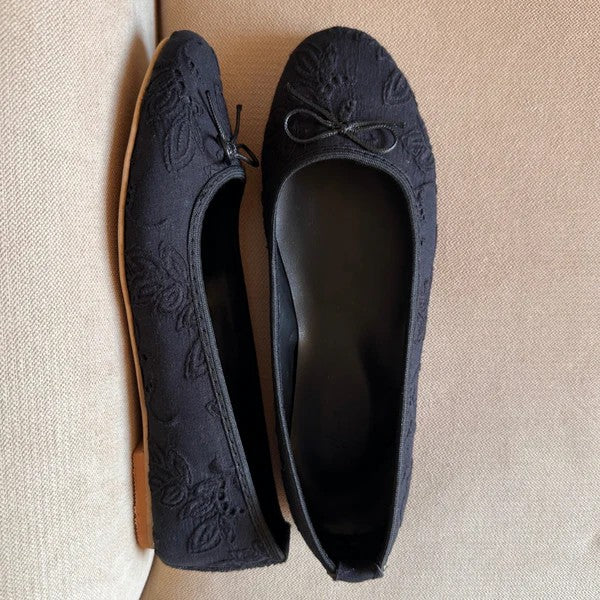 Katee - BAILA LACE BLACK FLATS