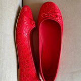 Katee - BAILA  LACE RED FLATS