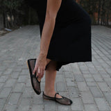Katee - BAILATIRA BLACK FISHNET FLATS