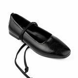 Katee - BAILATIRA SCRUNCHED BLACK (SQUARE -TOE)