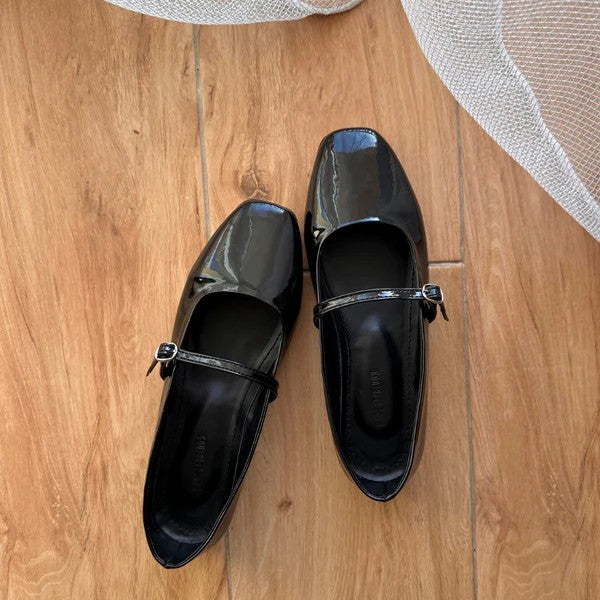 Katee - BAILATIRA FLASH BLACK  FLATS (SQUARE -TOE)