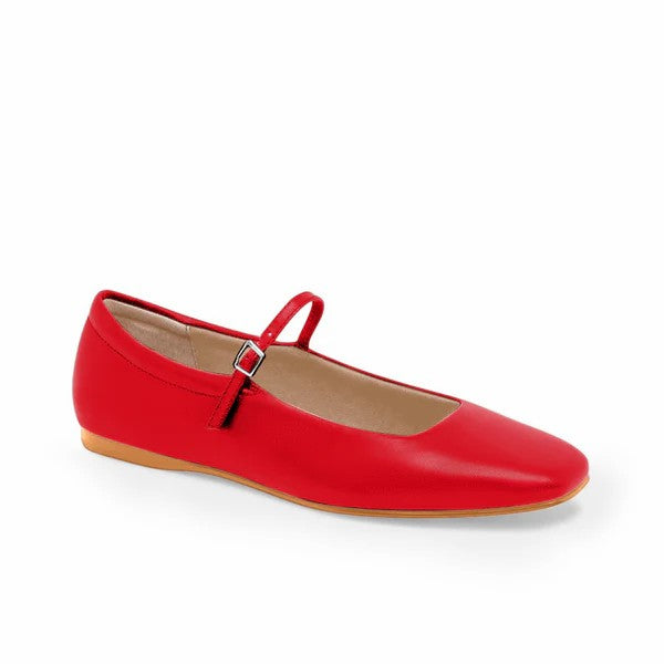 Katee - BAILATIRA RED FLATS (SQUARE -TOE)