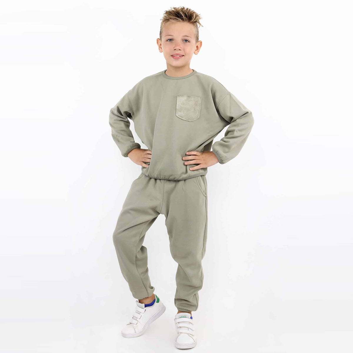 Minime - BOYS Fur Suit OILY