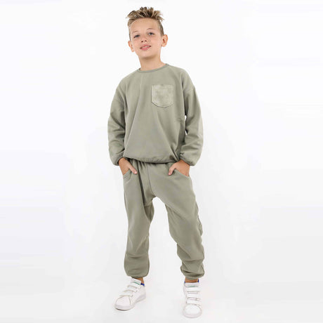 Minime - BOYS Fur Suit OILY