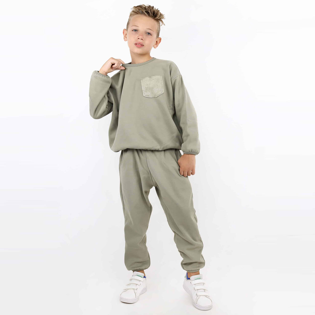 Minime - BOYS Fur Suit OILY