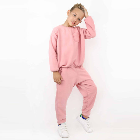 Minime - BOYS Fur Suit PINK