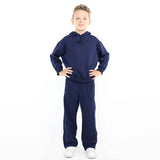 Minime - Set BOYS COTTON HOODIE DARK BLUE