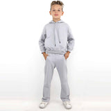 Minime - Set BOYS COTTON HOODIE GRAY