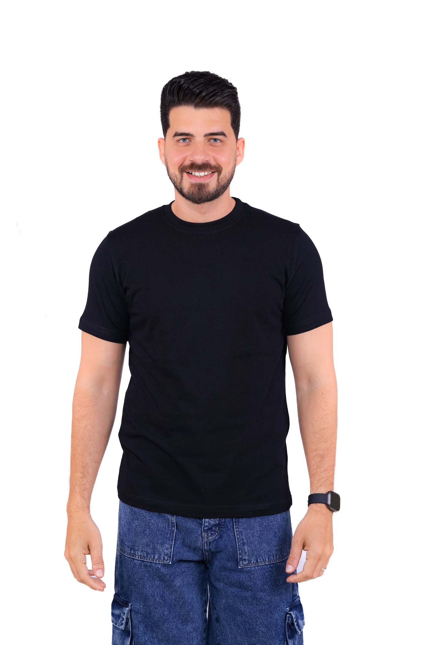 Basic Slim Fit Round T_Shirt