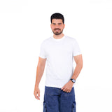 Sutra - Basic Slim Fit Round T_Shirt