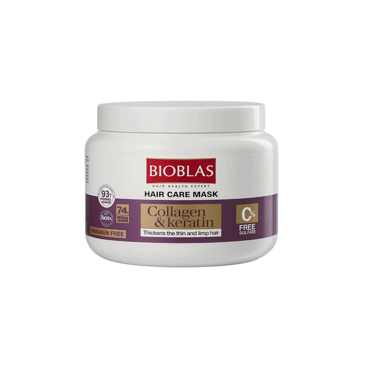 Vamer pharma - Bioblas Collagen & keratin Conditioner and Mask 300ml
