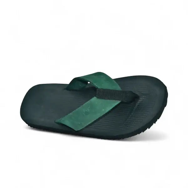 Leazus - Leather SnapToe - Olive Green