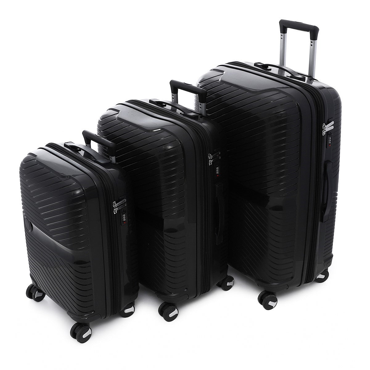 CROSSLAND - Wheeled Travel Bag, TSA Lock and Double Zipper