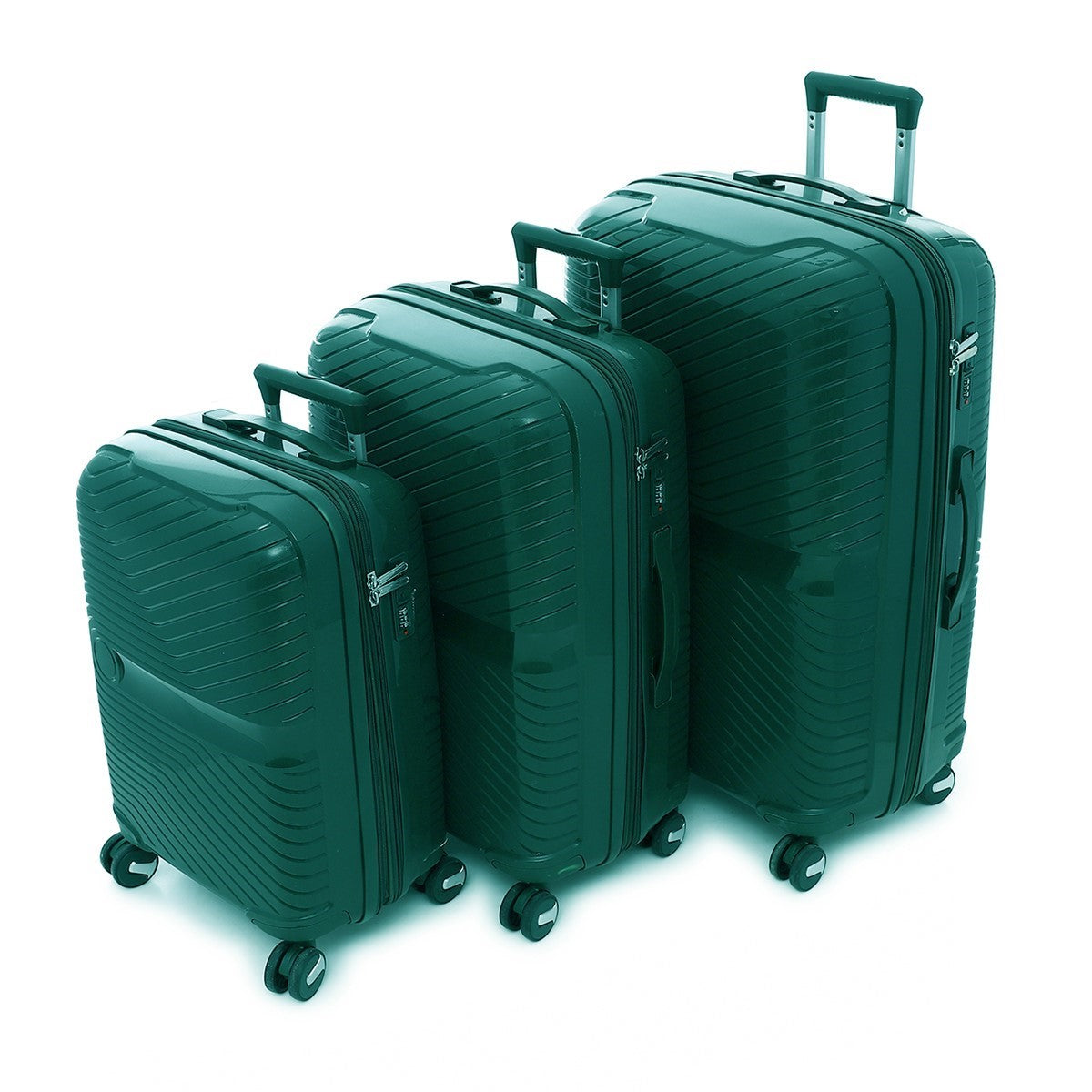 CROSSLAND - Wheeled Travel Bag, TSA Lock and Double Zipper