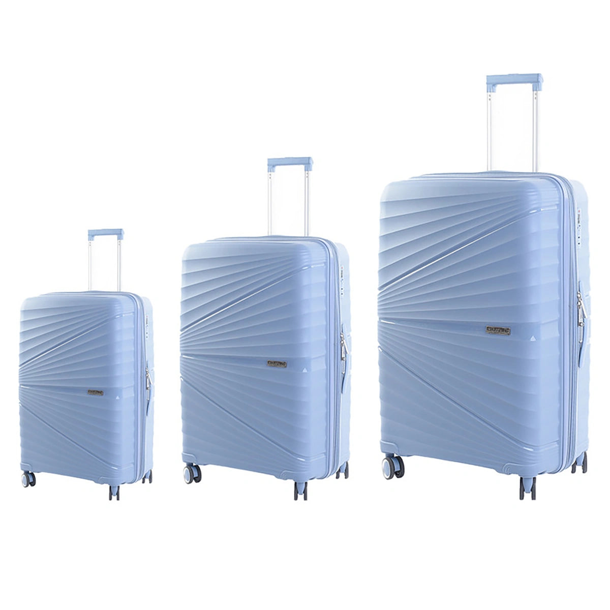 CROSSLAND -  3 Pcs.Set of Unbreakable Trolley Luggage