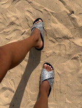 Katee - CRUZADO SILVER SLIPPERS