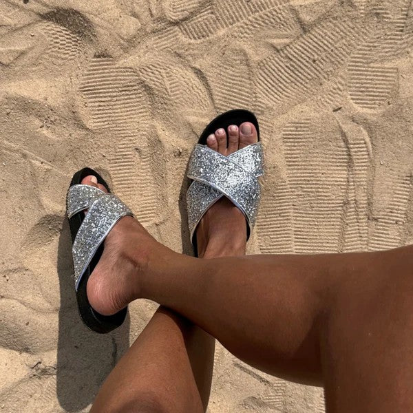 Katee - CRUZADO SILVER SLIPPERS