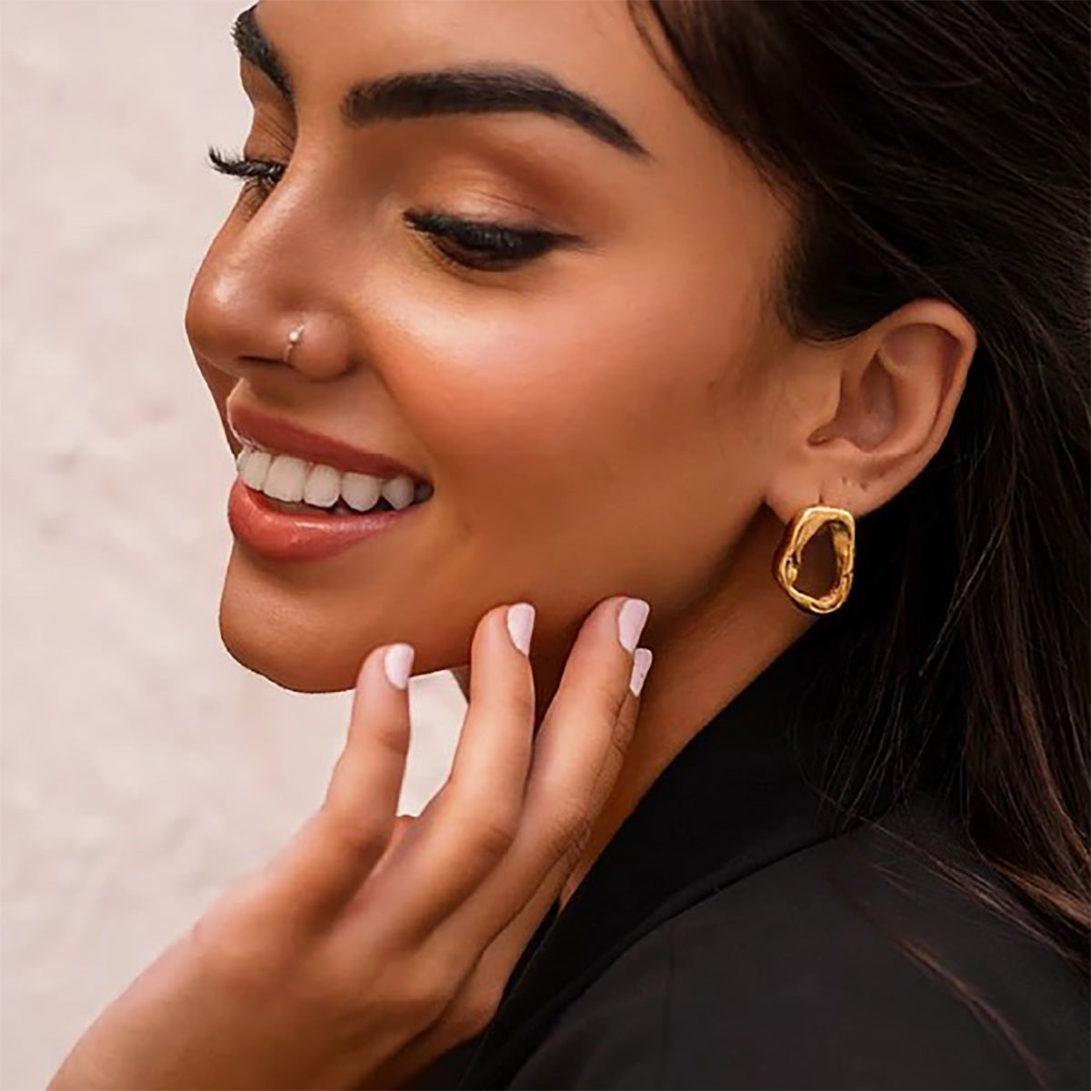 Celestial - Chunky Hoop Earring