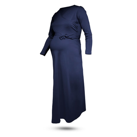 Hesper - Basic maternity & nursing dress long sleeves