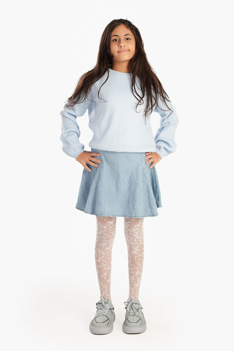 Carina -Girly Jacquard Pantyhose
