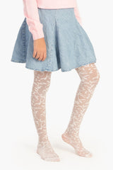 Carina -Girly Jacquard Pantyhose