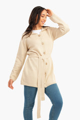 Carina - Knitted Hip Length Cardigan