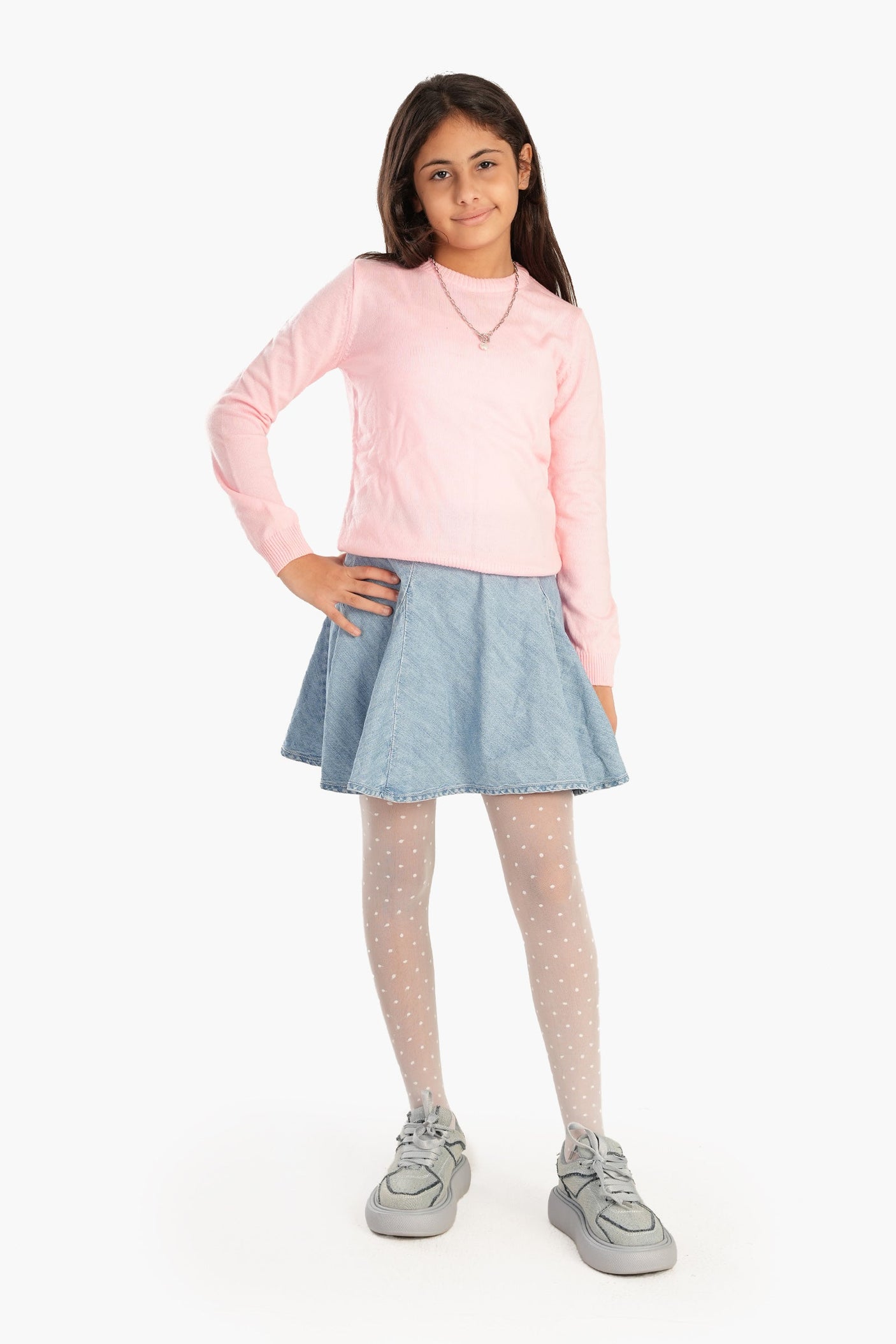 Carina -Girly Dotted Pantyhose