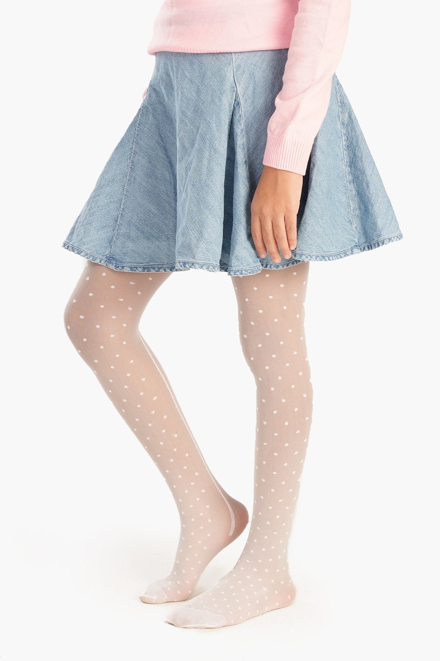 Carina -Girly Dotted Pantyhose