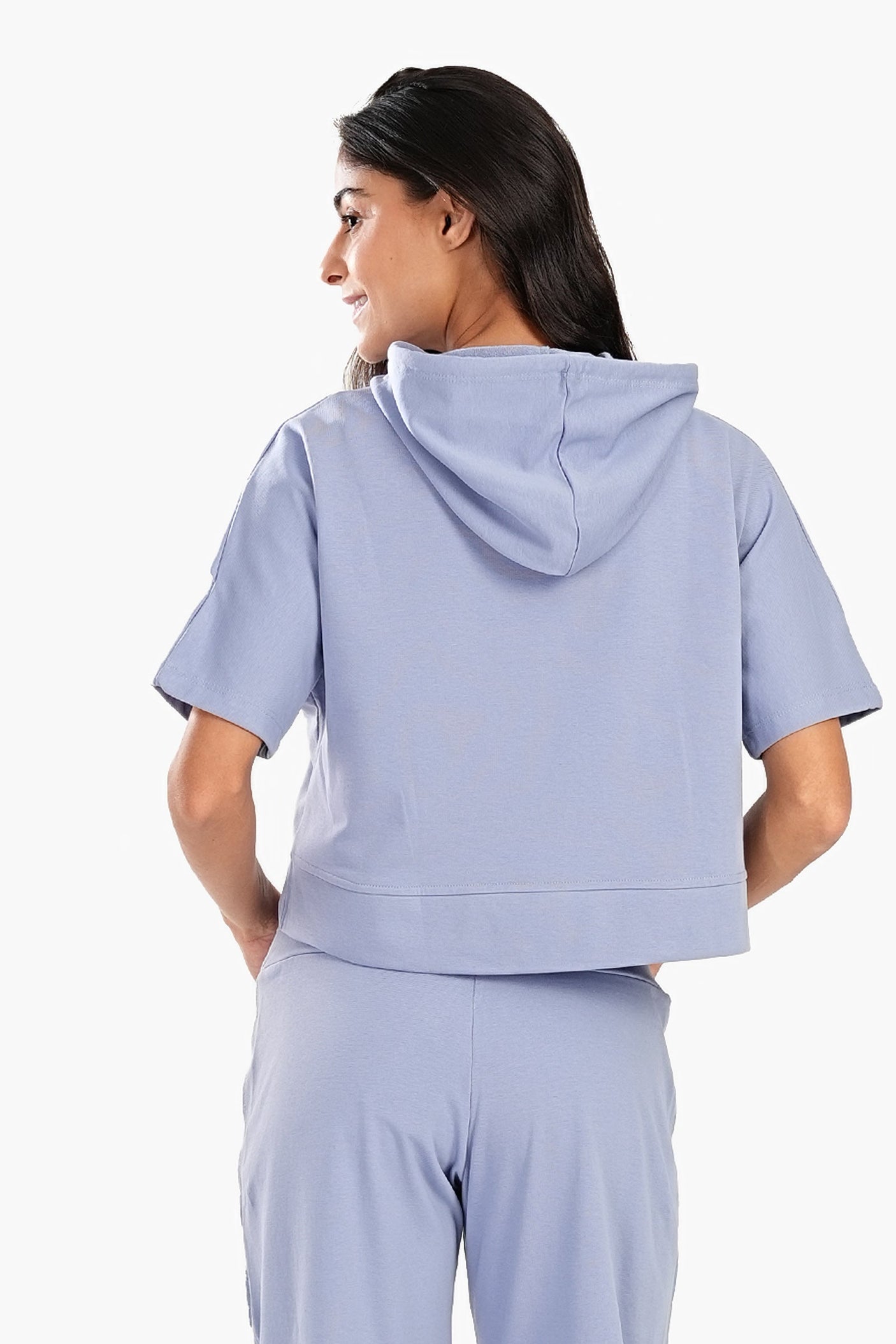 Carina - Asymmetrical Cropped Pyjama Top