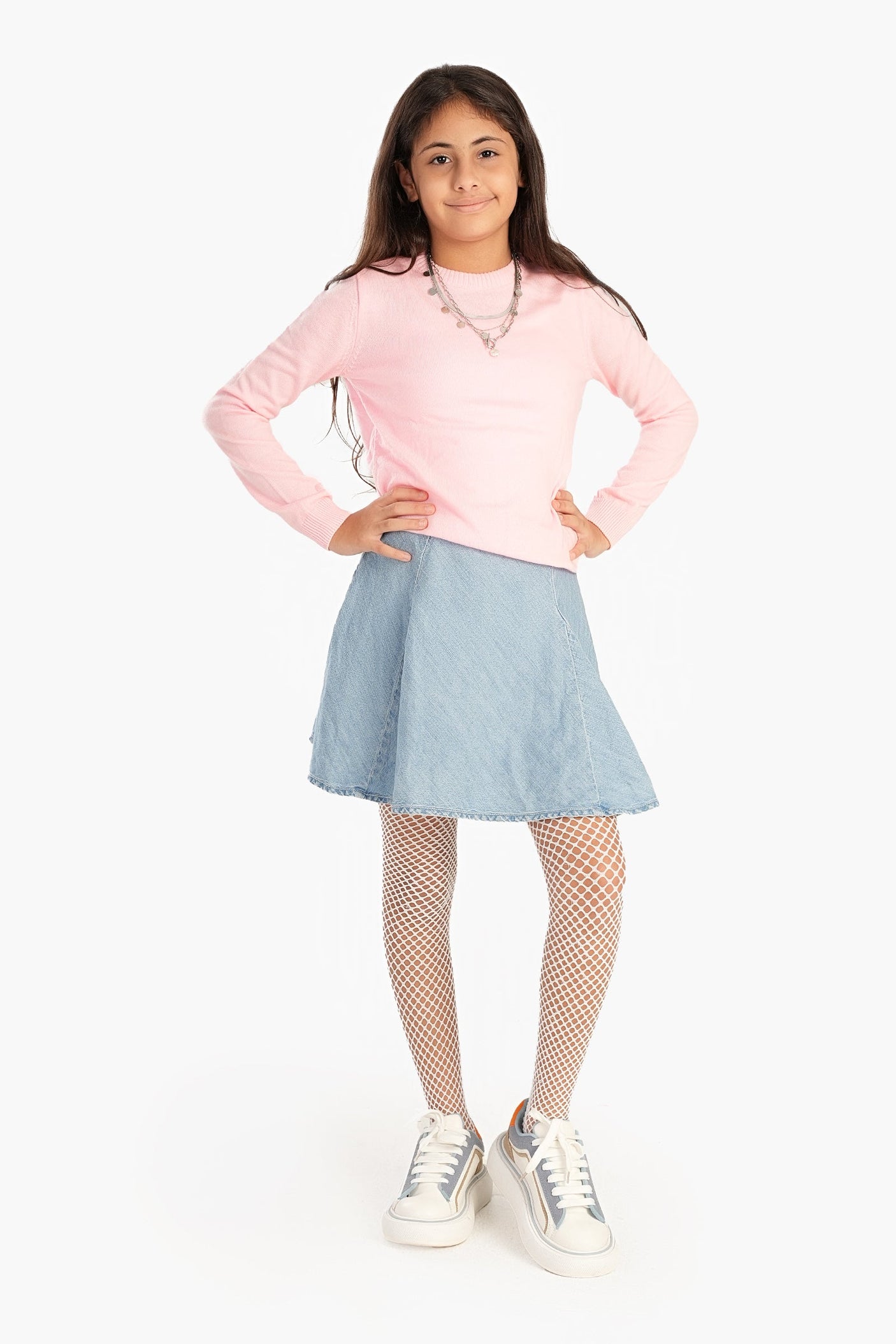 Carina - Girly Polyamide Pantyhose For Girls