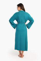 Carina - Long Sleeves Plain Robe