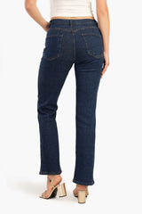 Carina - Classic Cotton Flare Jeans