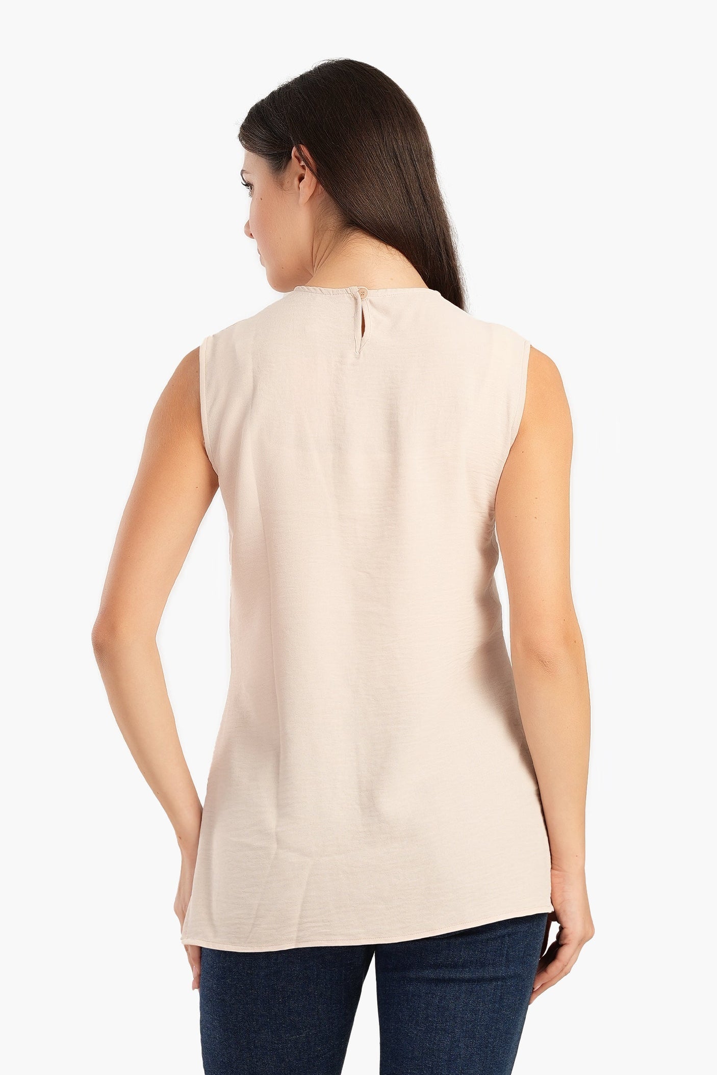 Carina - Sleeveless Blouse with Slits