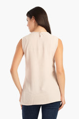 Carina - Sleeveless Blouse with Slits