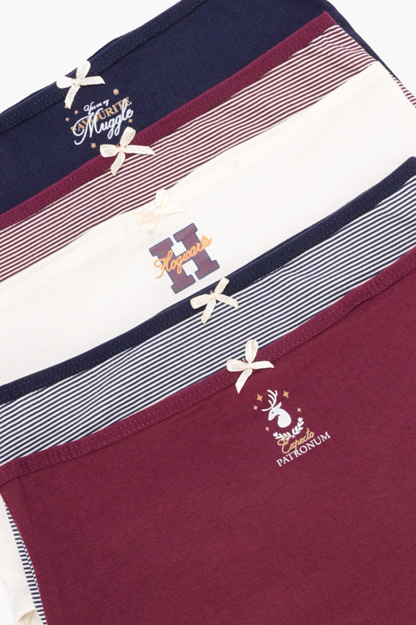 Carina - Pack of 5 Colored Full Brief Panties