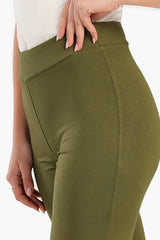Carina - Straight Cut Solid Pants
