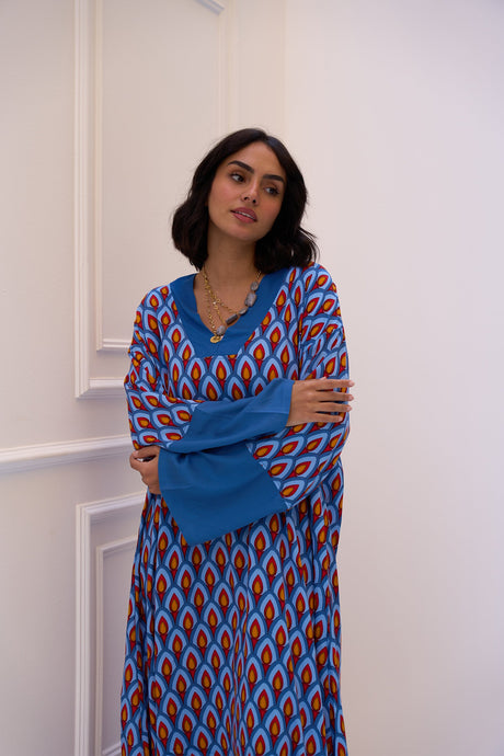 Carina - Oversized All Over Print Dress