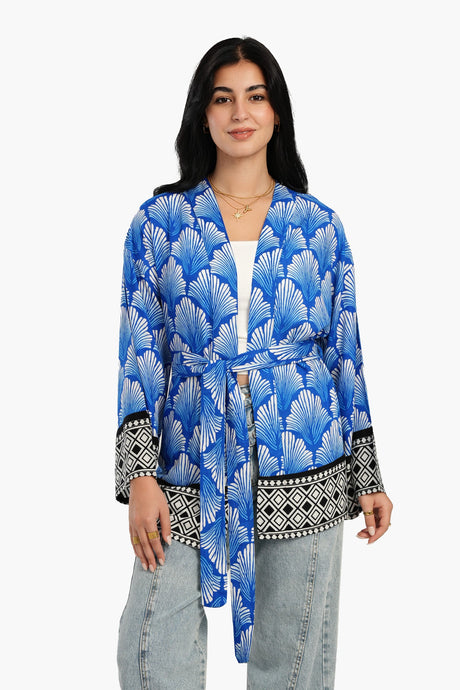 Carina - Shell Printed Kimono