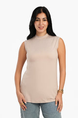 Carina - Sleek Viscose Sleeveless Top