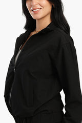 Carina - Lounge Jacket with Zipper Closure