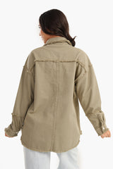 Carina -Denim Jacket with Fringes
