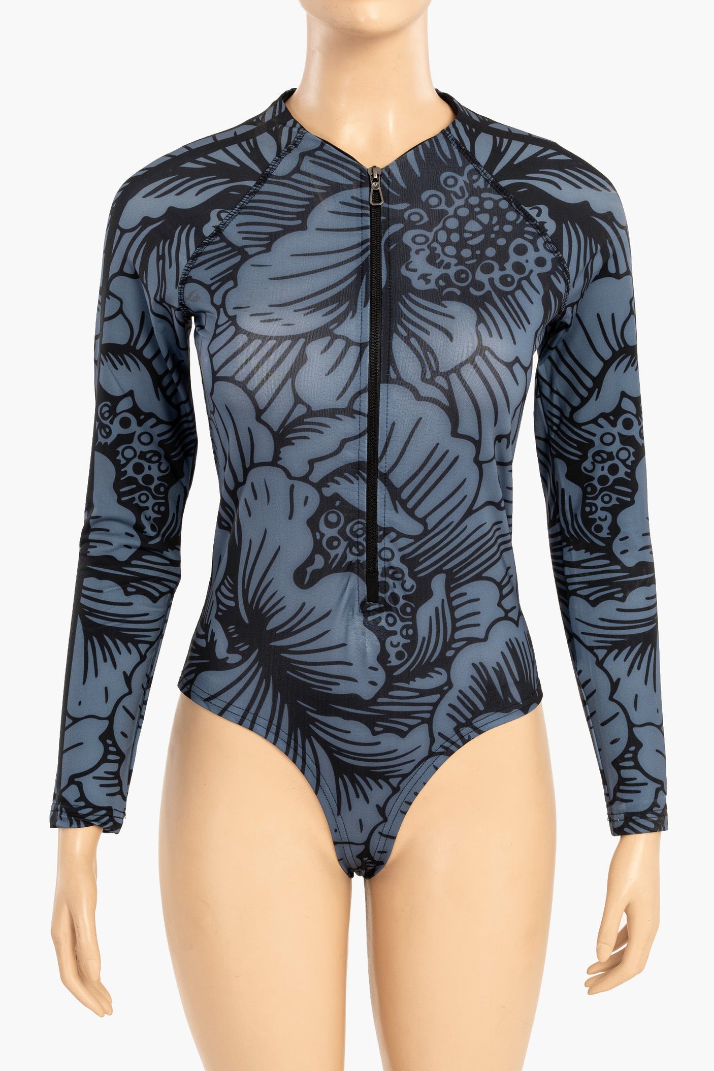 Carina - Floral Rash Guard Swimsuit
