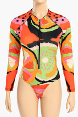 Carina - Fruity Rash Guard Swimsuit