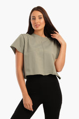 Carina - Cotton Piping Pyjama Top