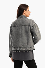 Carina -Grey Denim Jacket